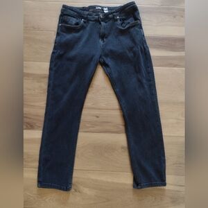 Classic Black Straight Men's Jeans